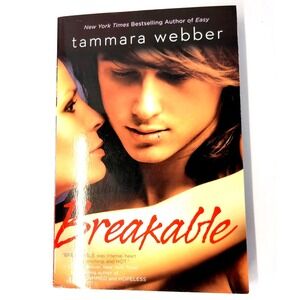Breakable Signed First Edition Tammara Webber Paperback Book Adult Romance